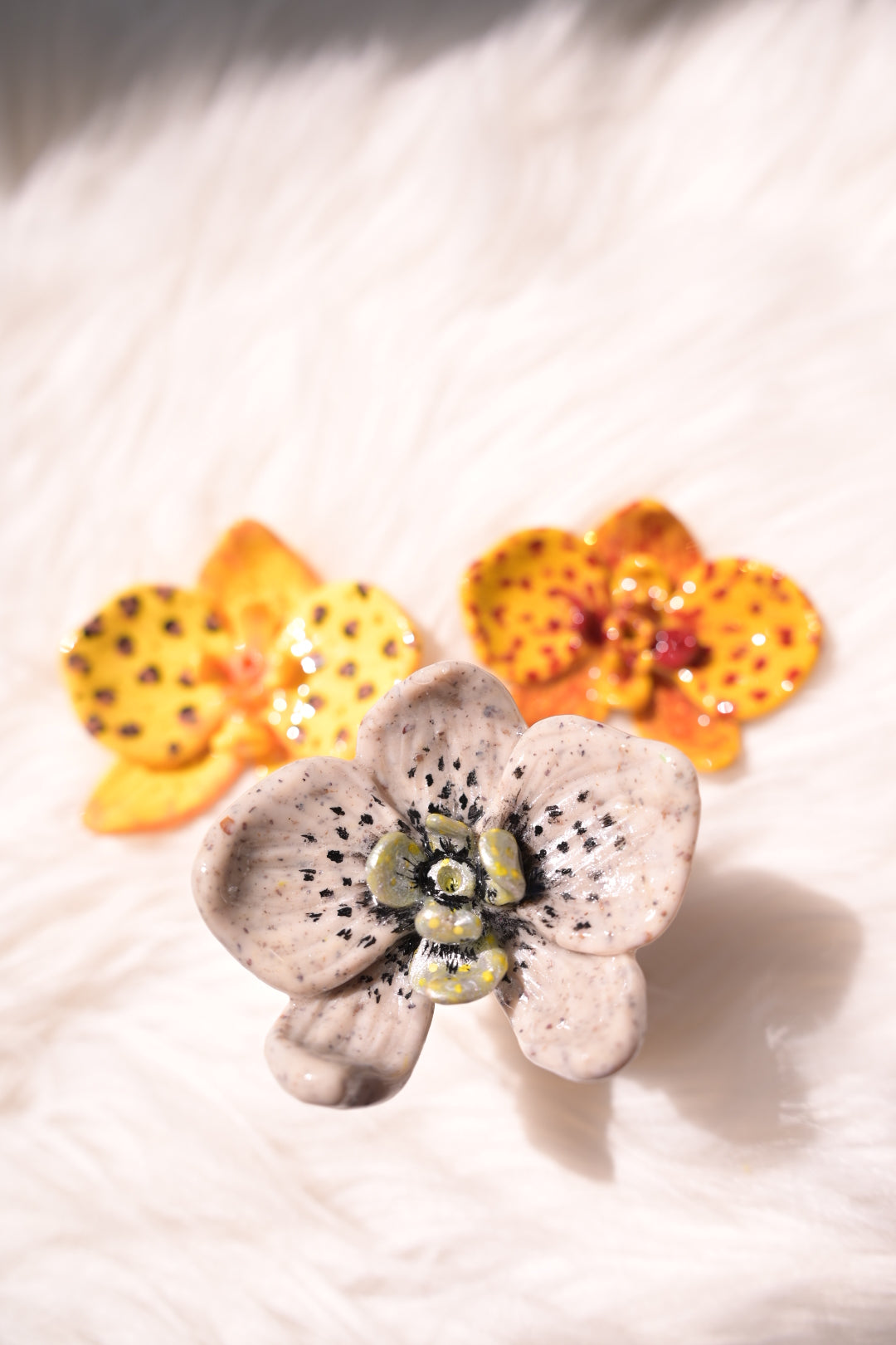 Handgemachte Orchidee für Räucherstäbchen