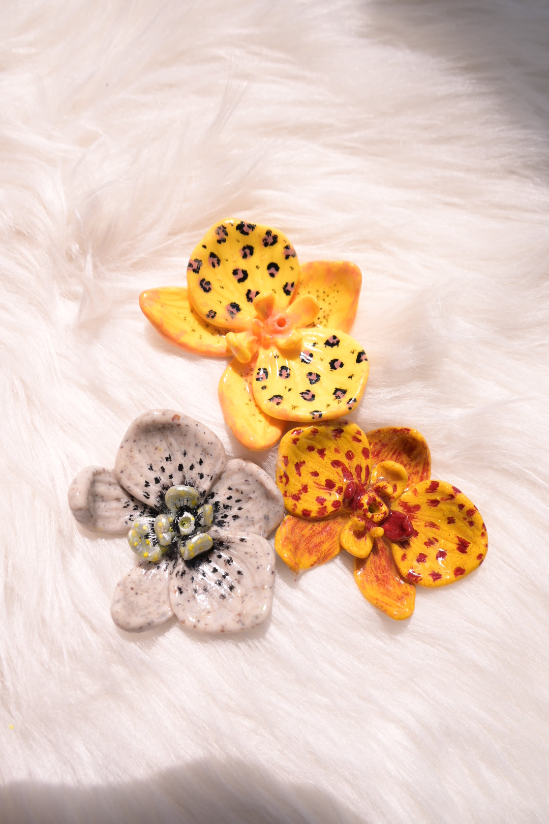 Handgemachte Orchidee für Räucherstäbchen