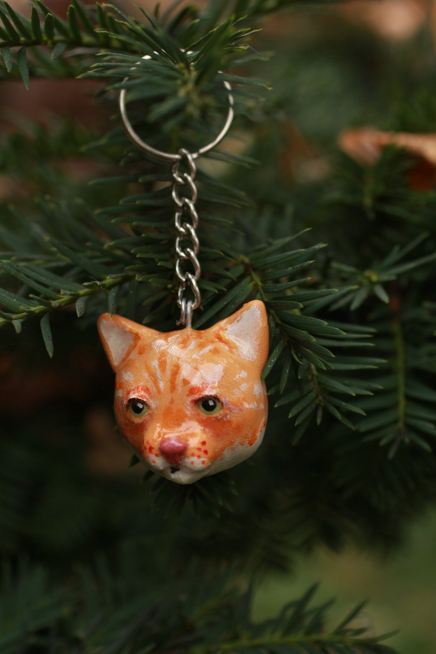 Personalisierter Haustier-Schlüsselanhänger nach Foto | Handgemachtes Unikat aus Polymer Clay