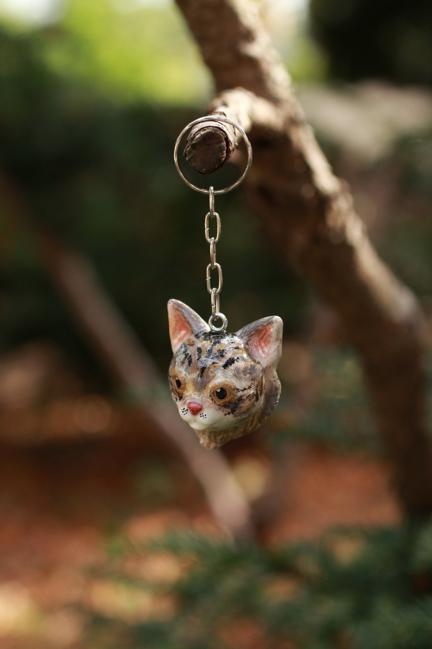 Personalisierter Haustier-Schlüsselanhänger nach Foto | Handgemachtes Unikat aus Polymer Clay